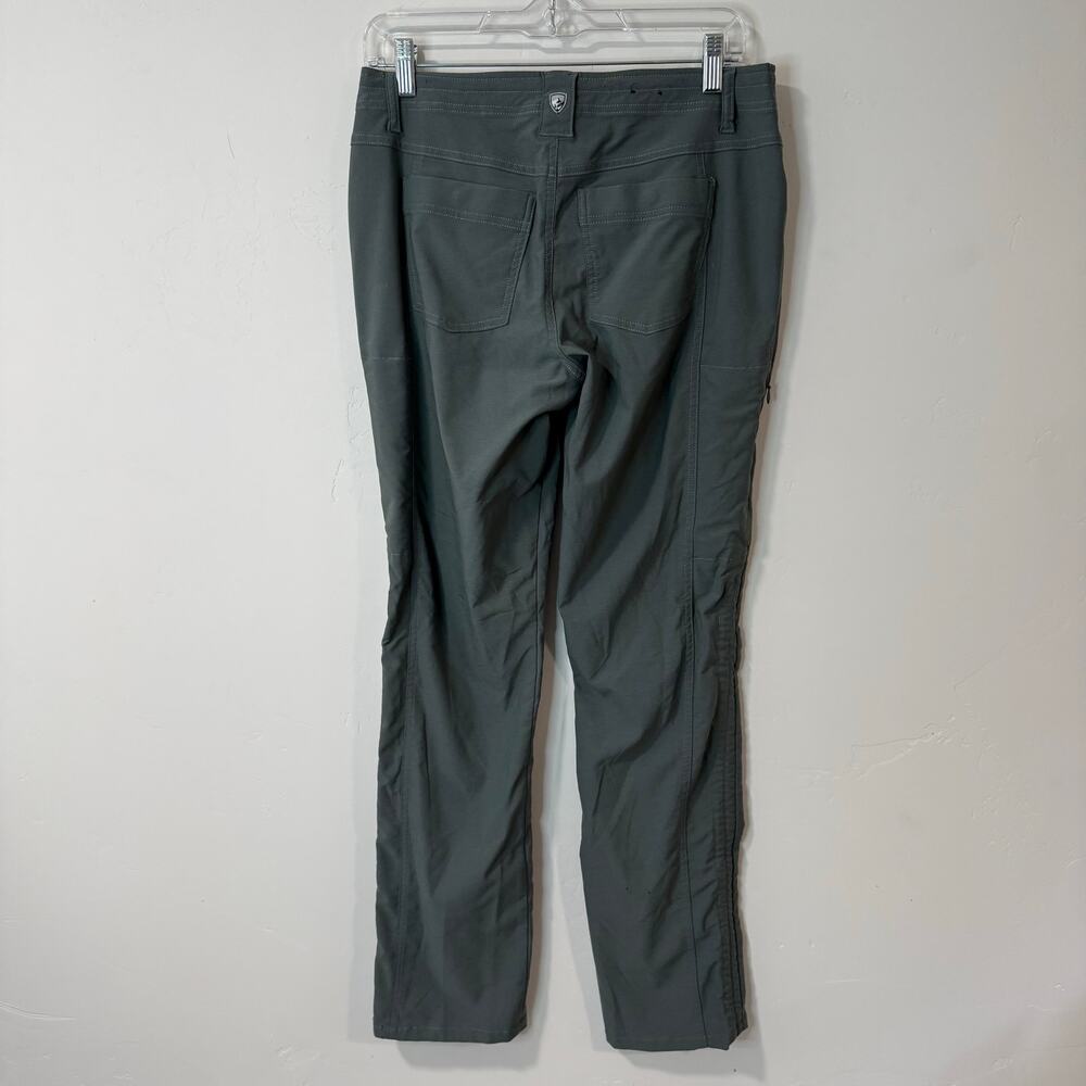 Kuhl Women's Trekr Pants Hike Trail Side Cinch Green 6 Reg Lightweight UPF - Picture 5 of 10